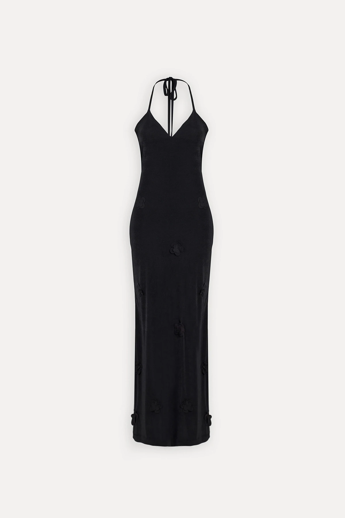 Picture of Black Strappy Long Dress