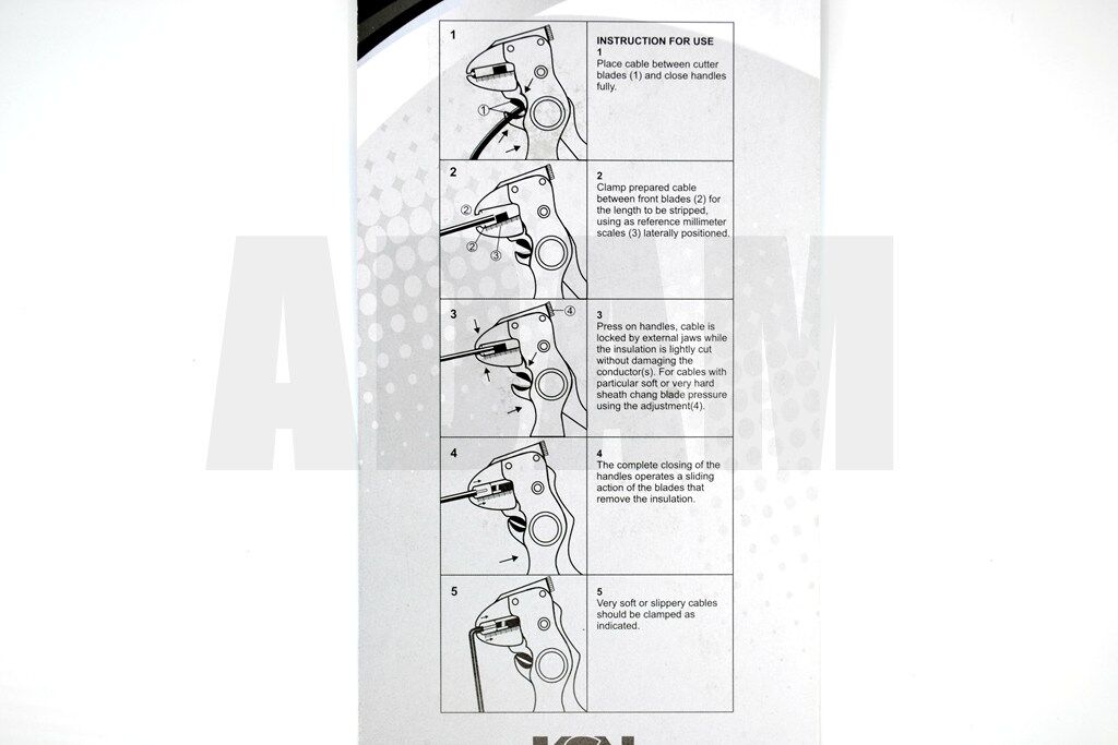 Picture of Kablo Kesme Soyma Pensesi 0,50mm-6,00mm MT-AL04