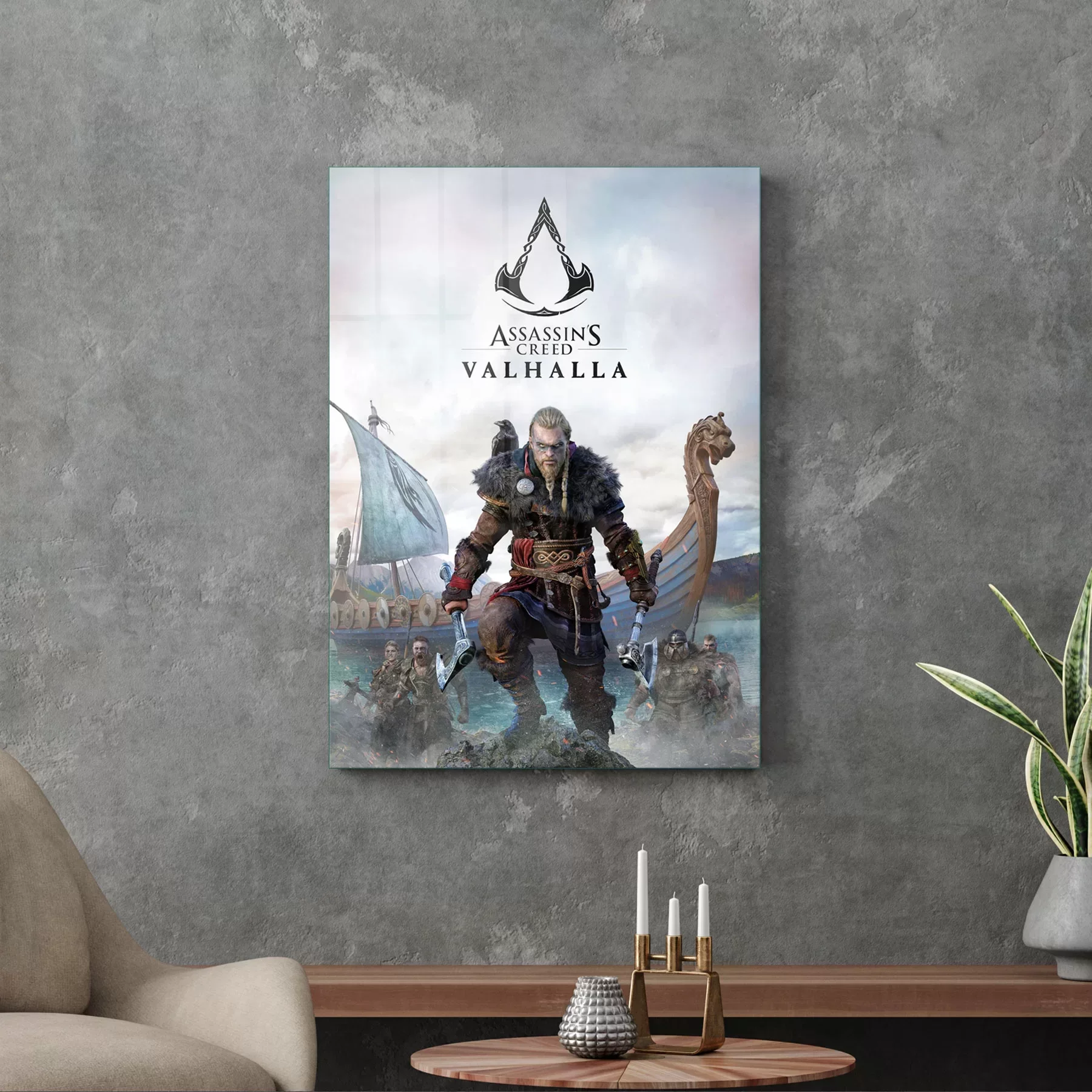 Picture of Decovetro Cam Tablo Assassin's Creed Valhalla 50x70 cm