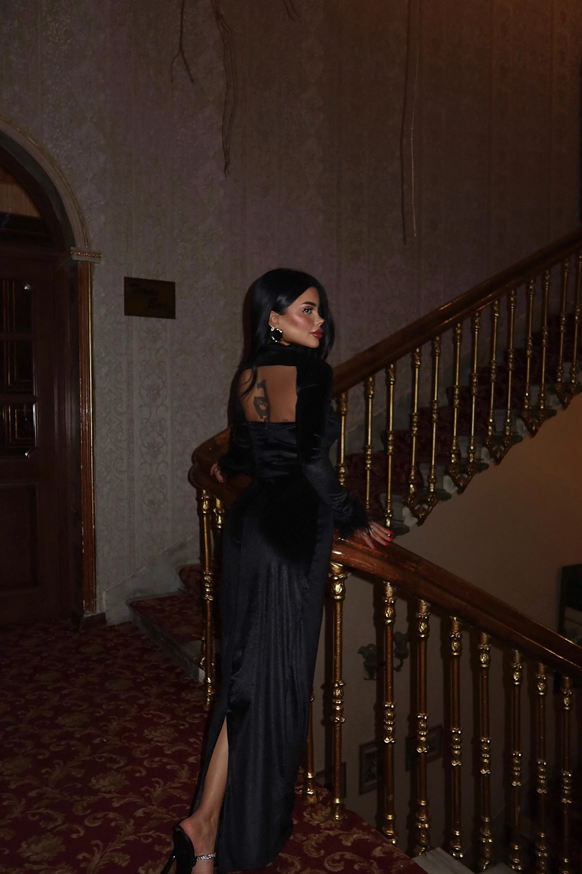 Picture of Black Bolero Dress