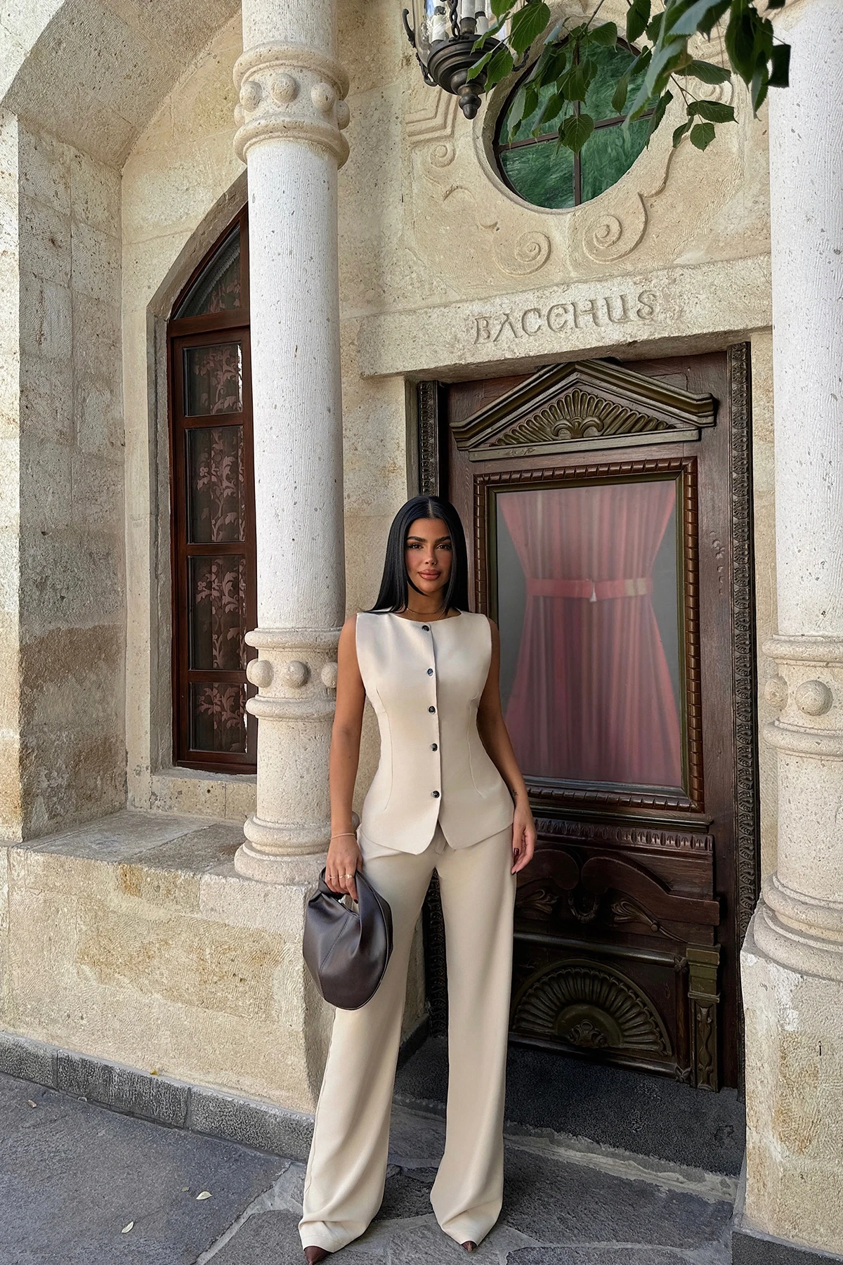 Picture of Cream Trousers Set