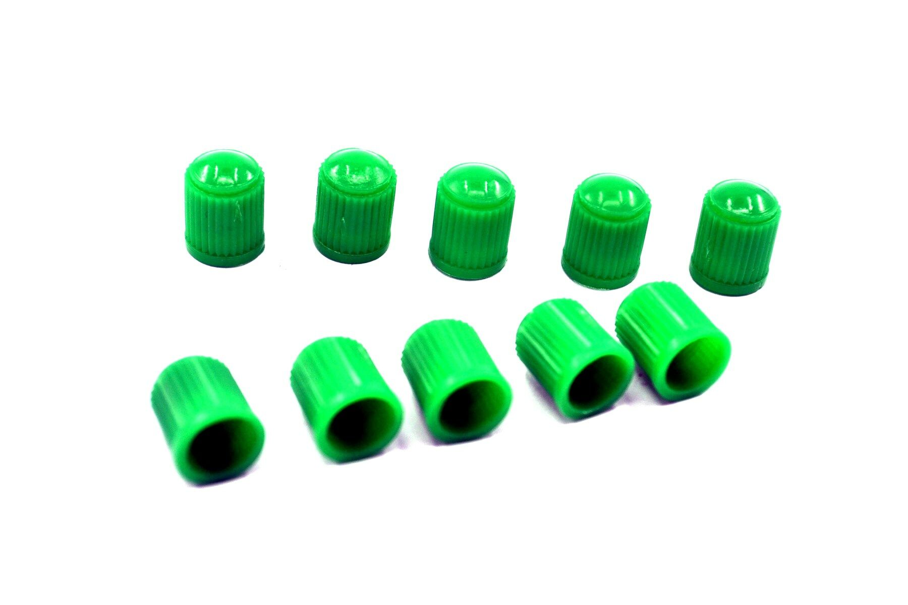 Picture of 10 Adet Hidrojen Oto Lastik Sibop Kapağı Yeşil