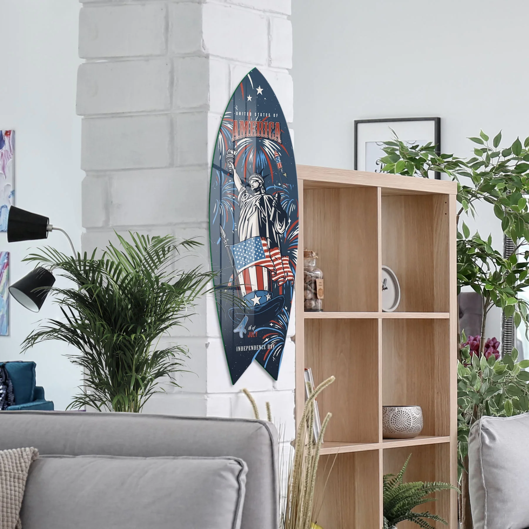 Picture of Decovetro ST 4002 Dekoratif Cam Sörf Tahtası 33x100 Cm