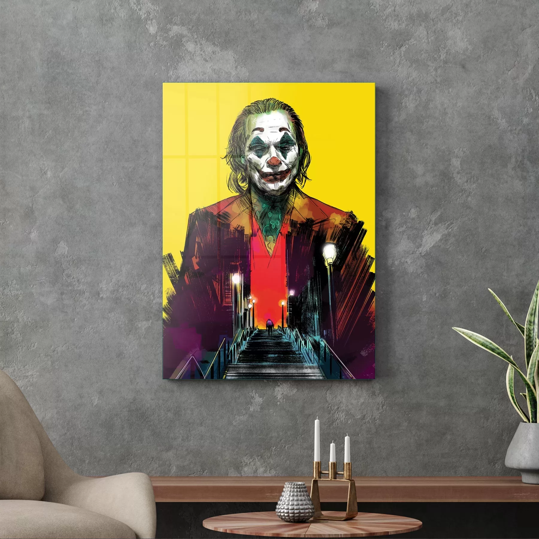 Picture of Decovetro Cam Tablo Joker Comics 50x70 cm