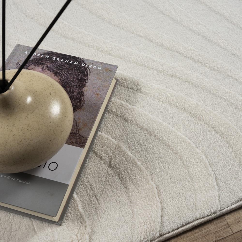 Picture of Dinarsu Alaçatı Püsküllü Kaymaz Taban Halı 150x230 Ariso Açık Bej