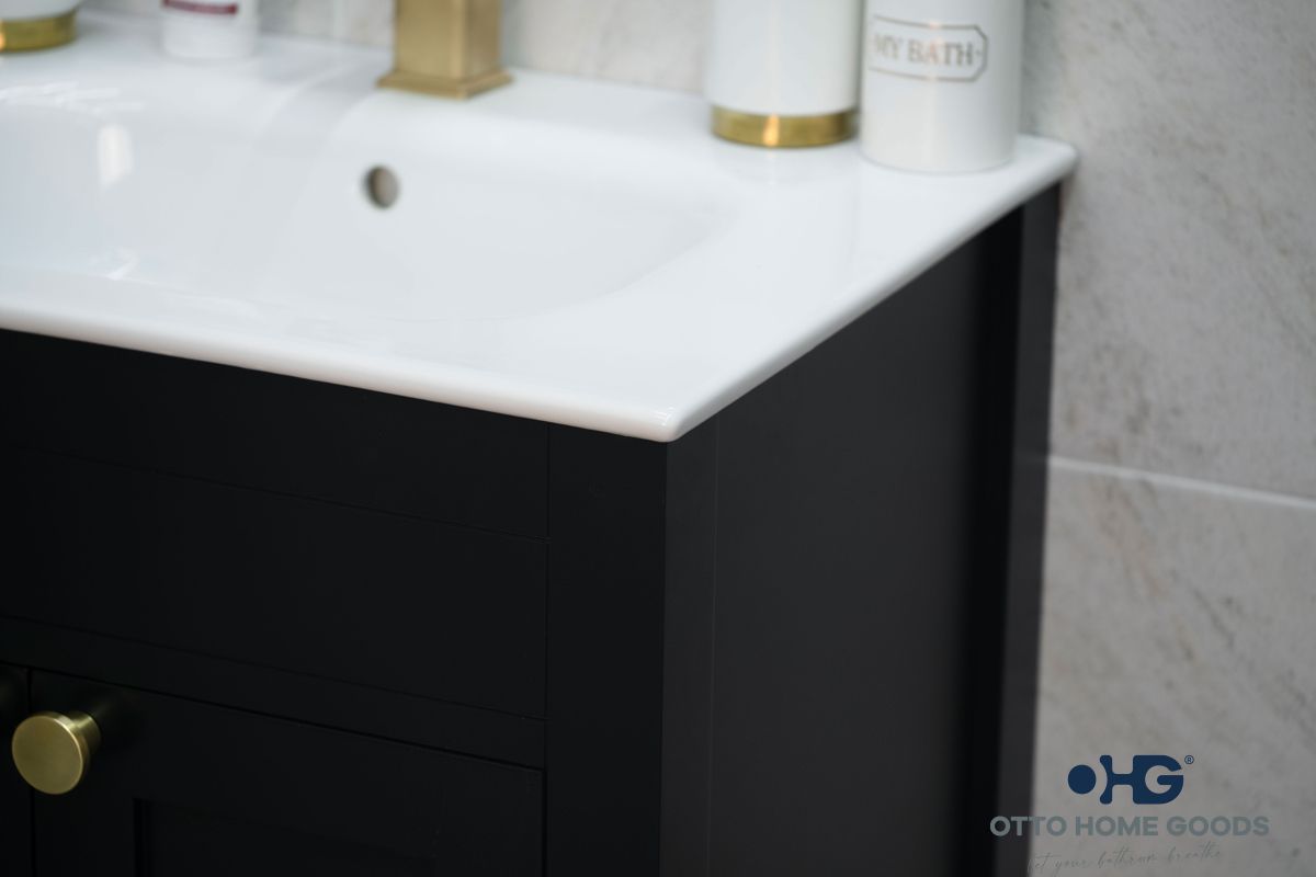 Picture of Aria Black Bathroom Cabinet