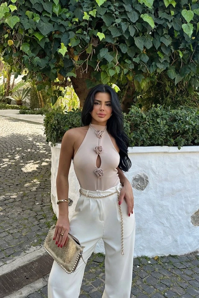 Picture of Beige Isla Bodysuit