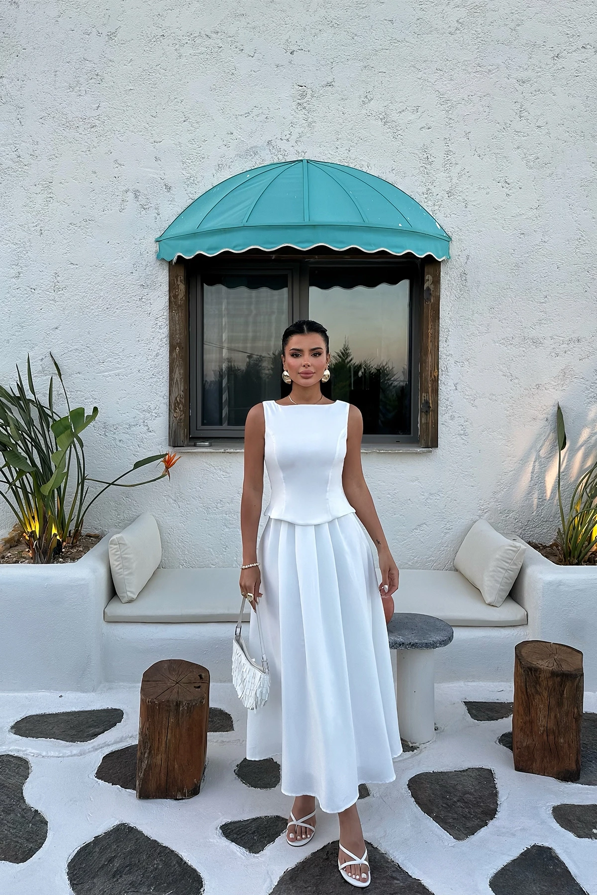 Picture of White Emma Skirt Set