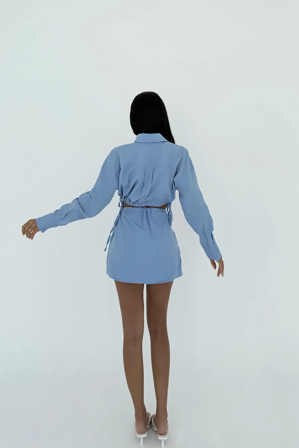 Picture of Blue Skirt Suit
