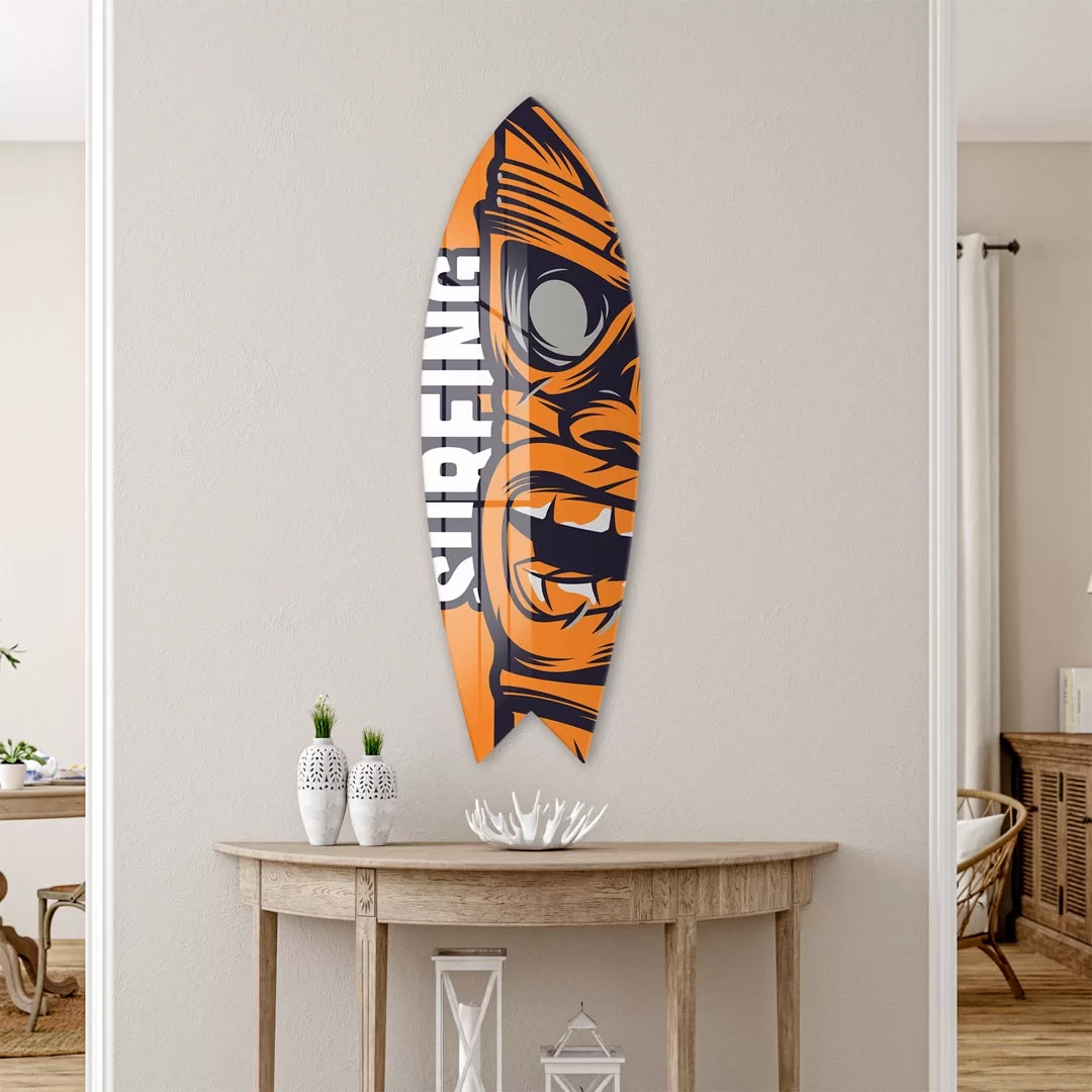 Picture of Decovetro ST 4079 Dekoratif Cam Sörf Tahtası 33x100 Cm