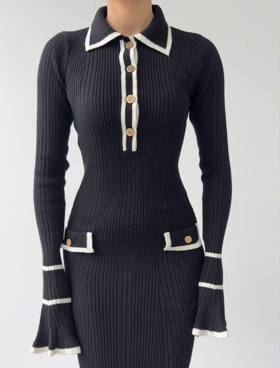 Picture of Wale Cep Detaylı Elbise