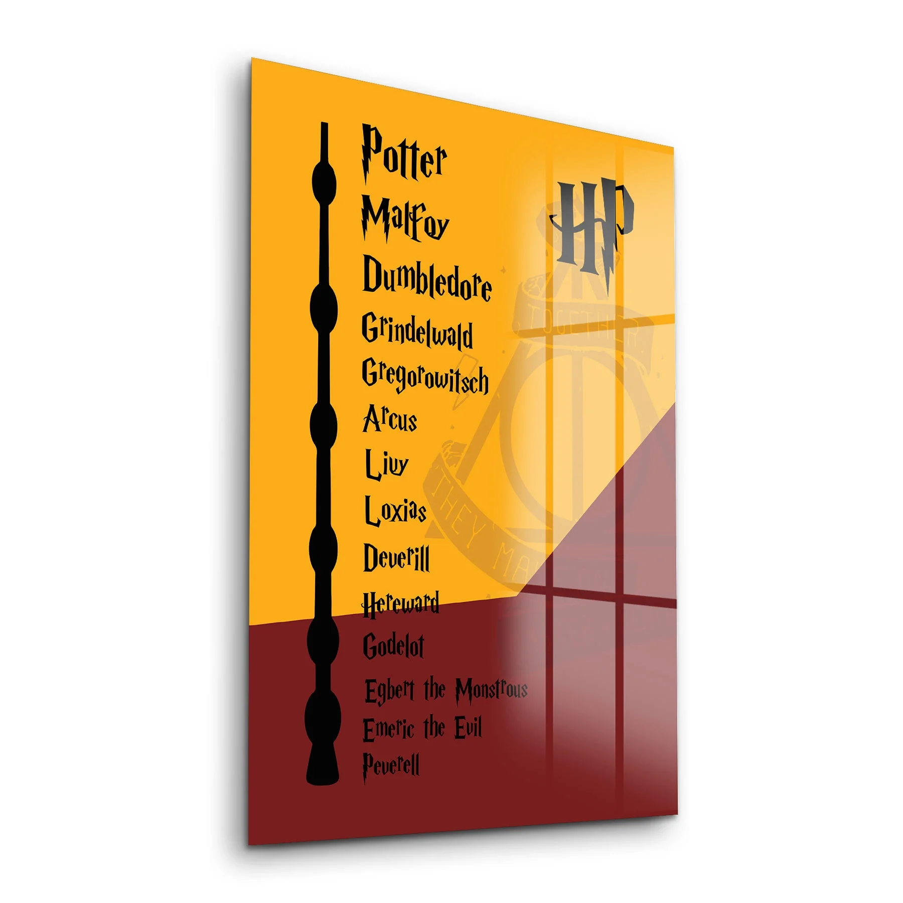 Picture of Decovetro Cam Tablo Harry Potter Mürver Asa 30x40 cm