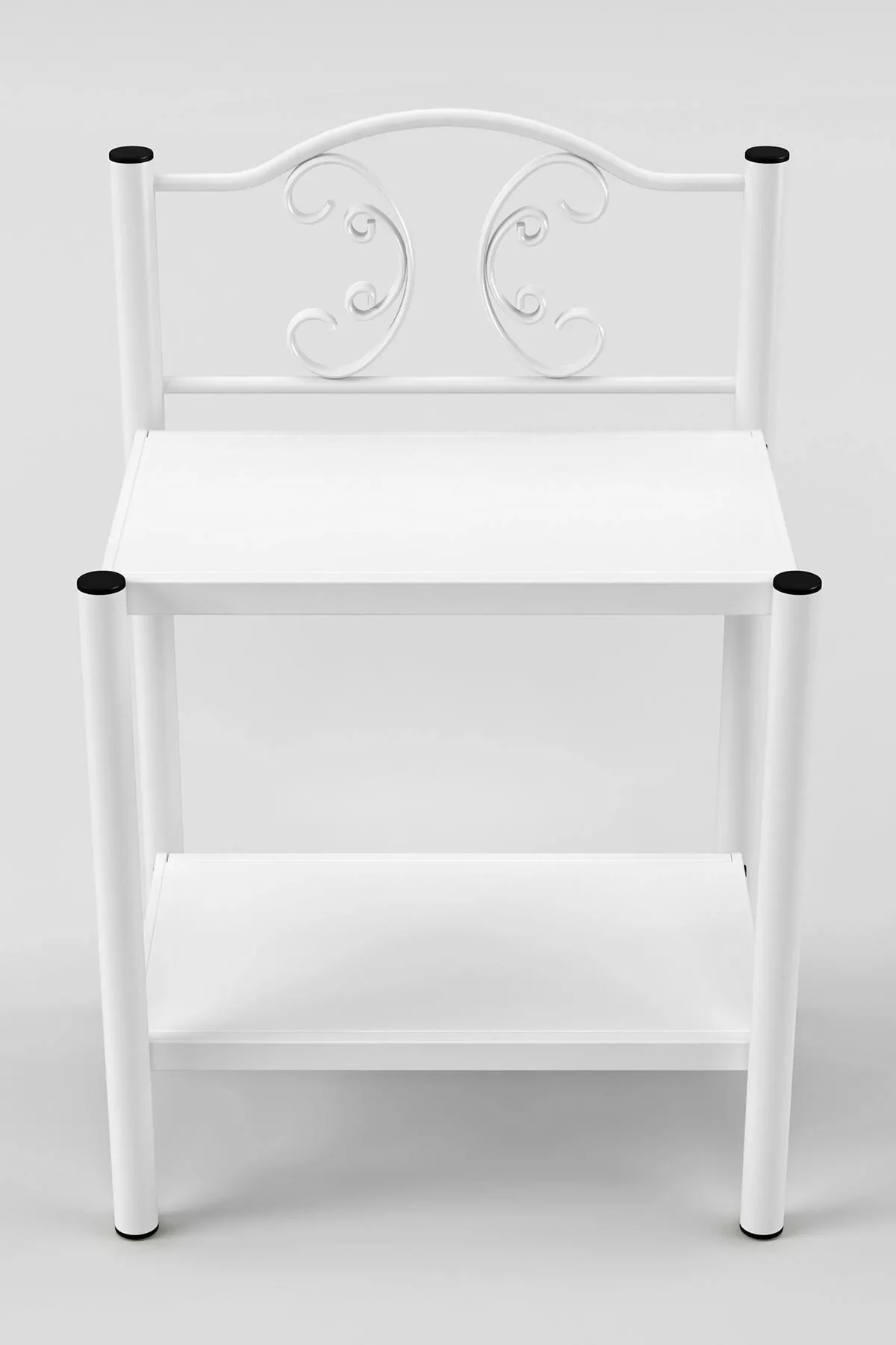 Picture of Pero Retro Ferforje Metal Komodin Beyaz