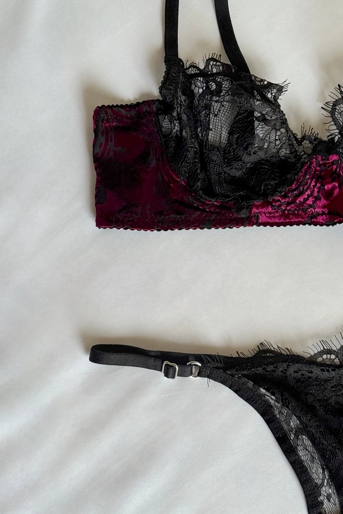 Picture of Purple Lace Detail Underwear