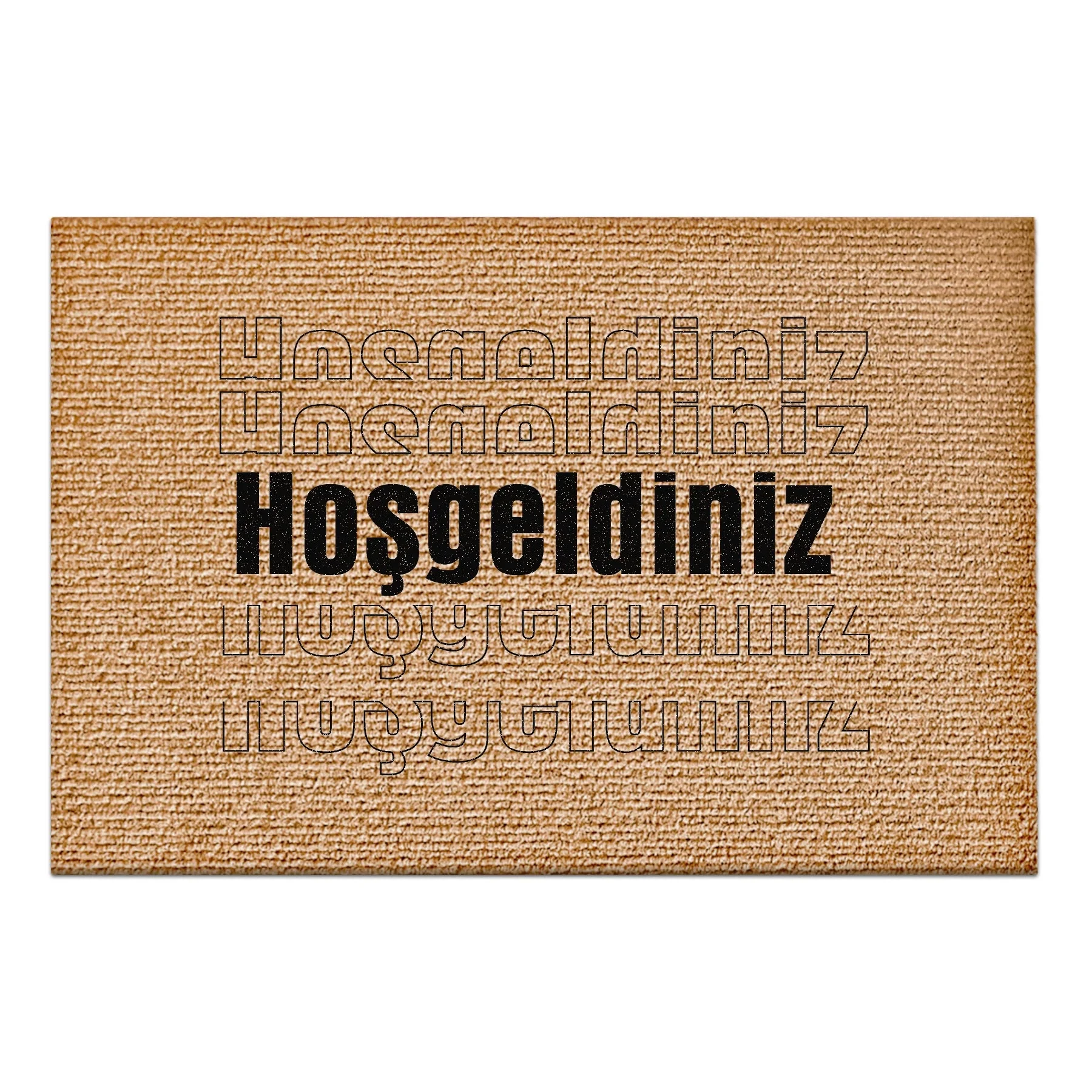 Picture of Decovetro Hoşgeldiniz Desenli Kapı Önü Halı Paspas 40 x 60 Cm