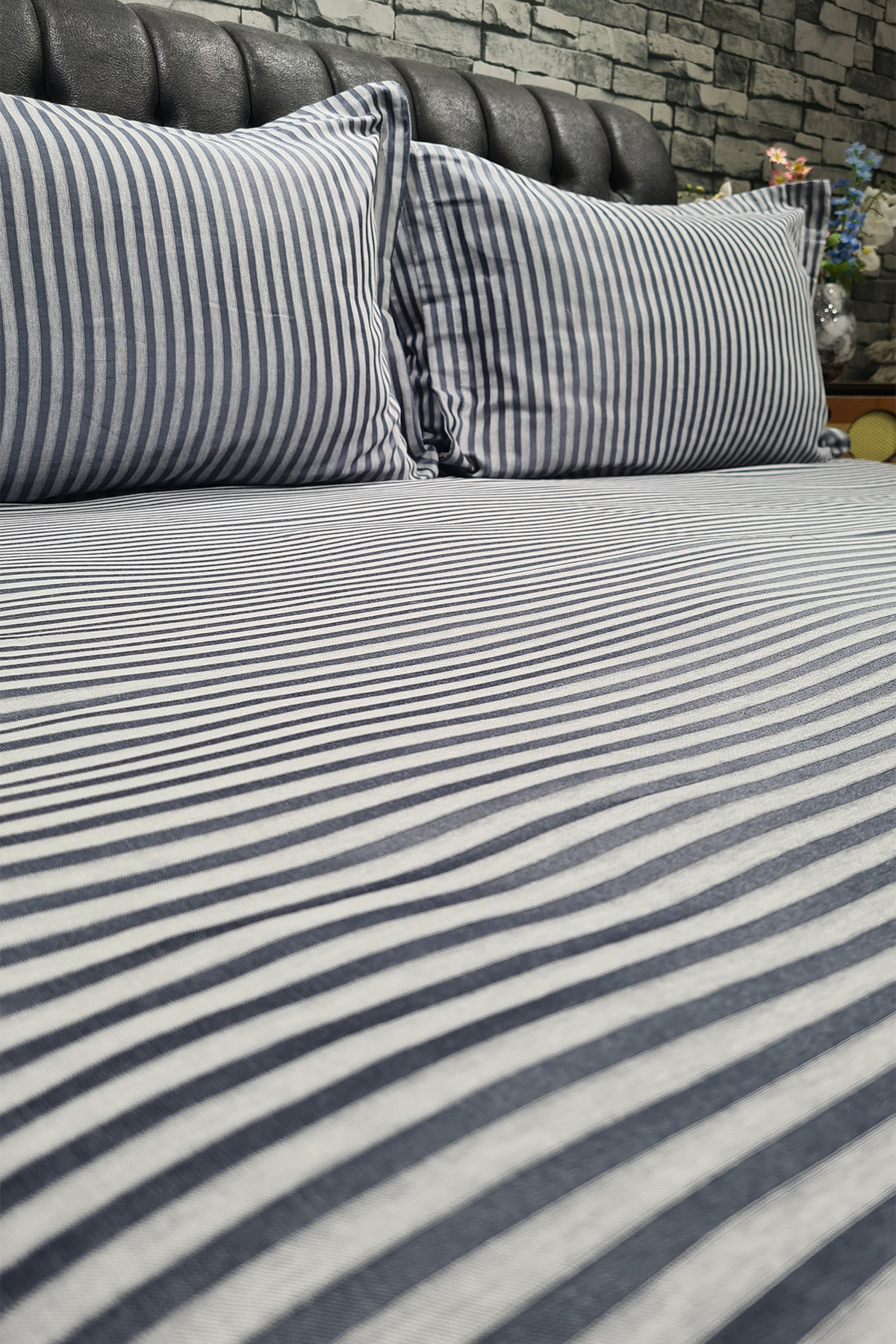 Picture of Zebra Çift Kişilik 6 Parça Nevresim Takımı Gri