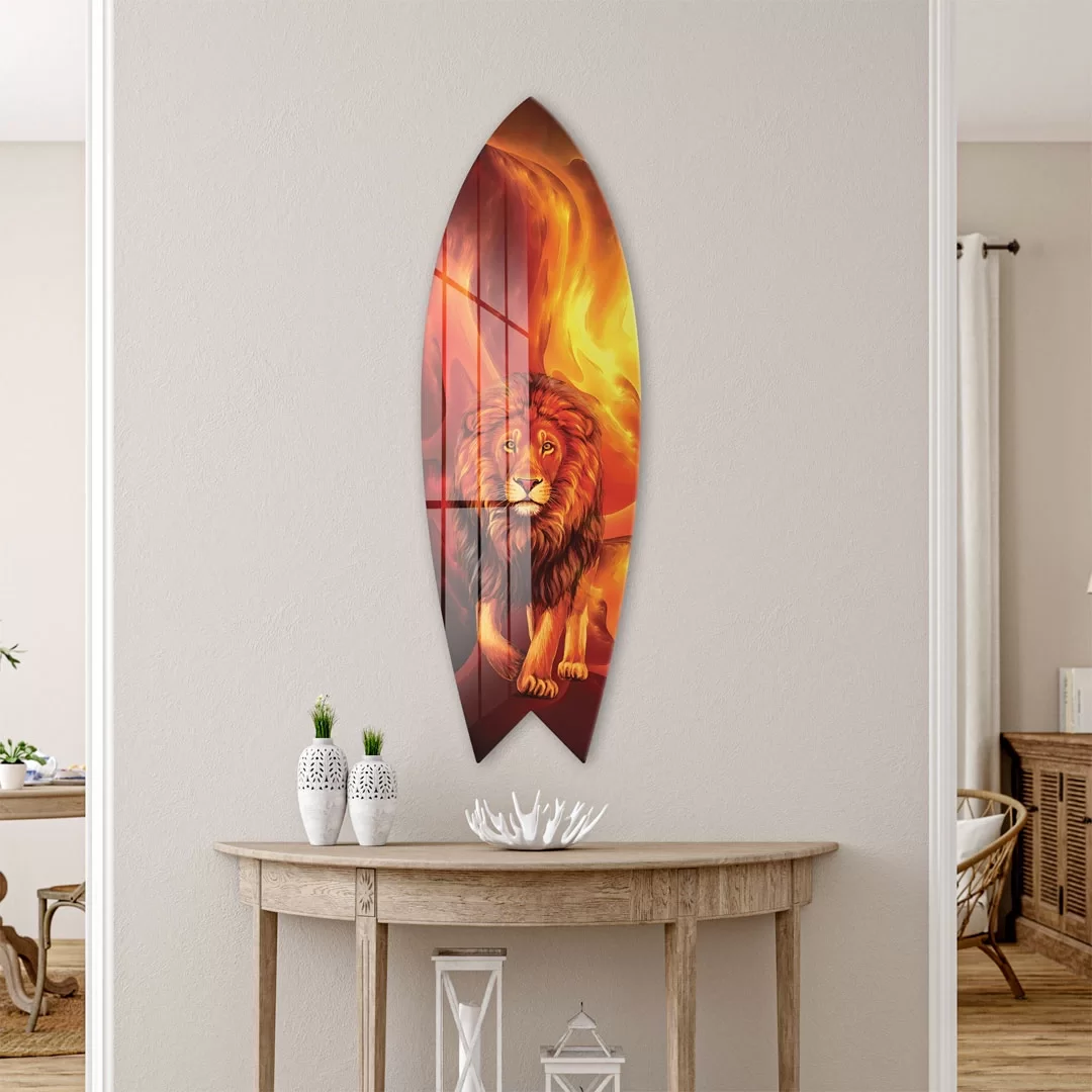 Picture of Decovetro ST 4003 Dekoratif Cam Sörf Tahtası 33x100 Cm