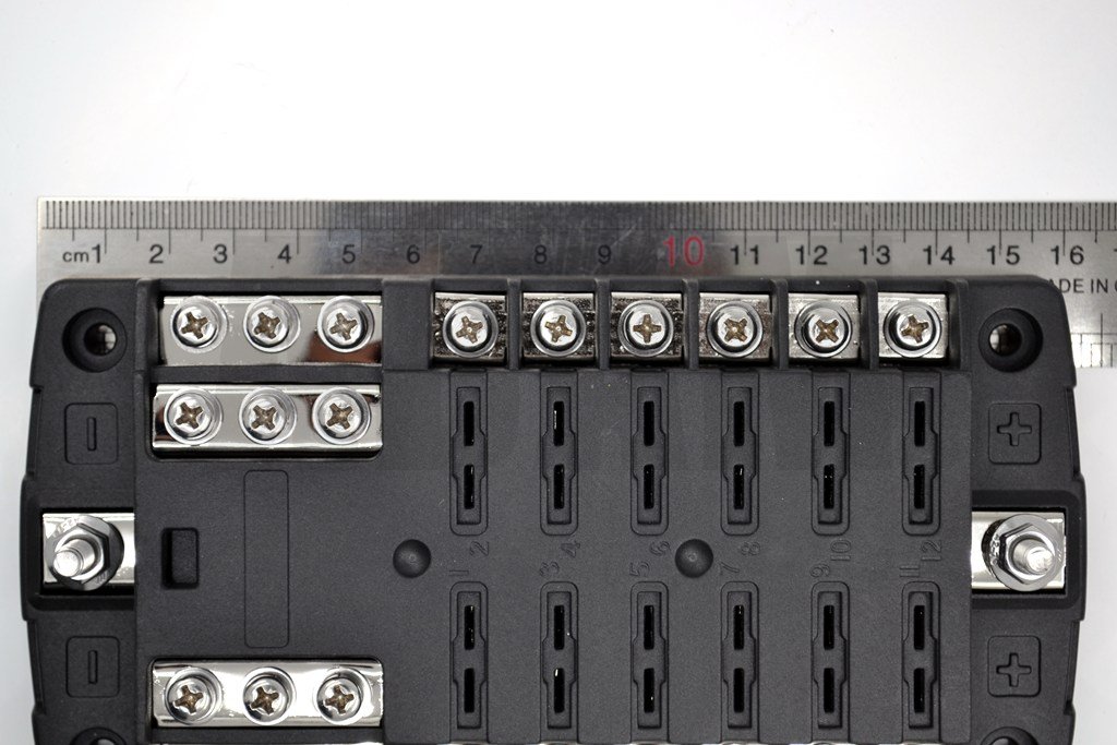 Picture of Blok Bıçak Sigorta Kutusu 12 Port Etiketli MT-SY12BLOK