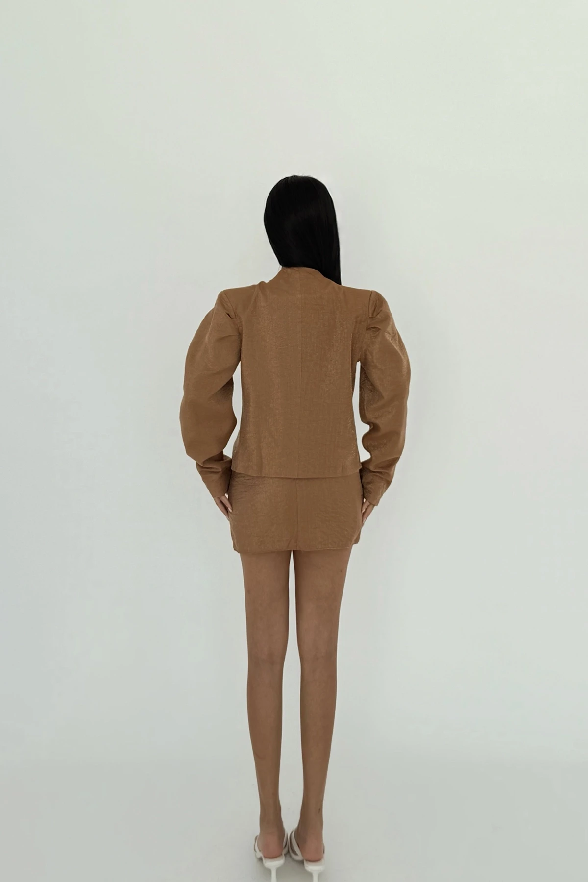 Picture of Brown Skirt Suit