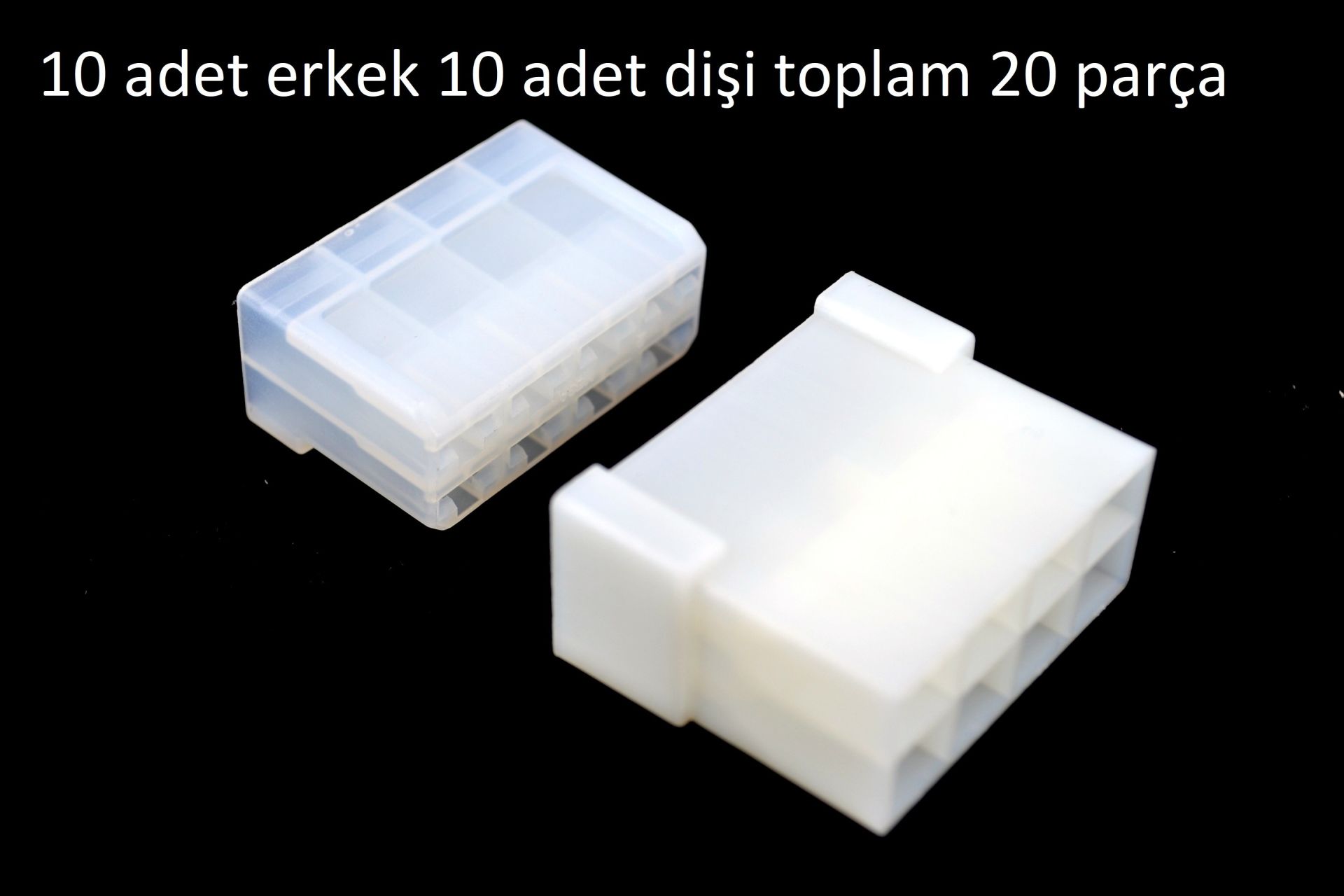 Picture of 10 Takım 8 Terminal Konnektör Kılıf 6,3 Erkek Ve Dişi Fiş İçin