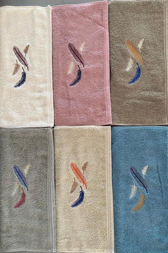 Picture of Margo Nakışlı 6 lı El Yüz Havlu Takımı