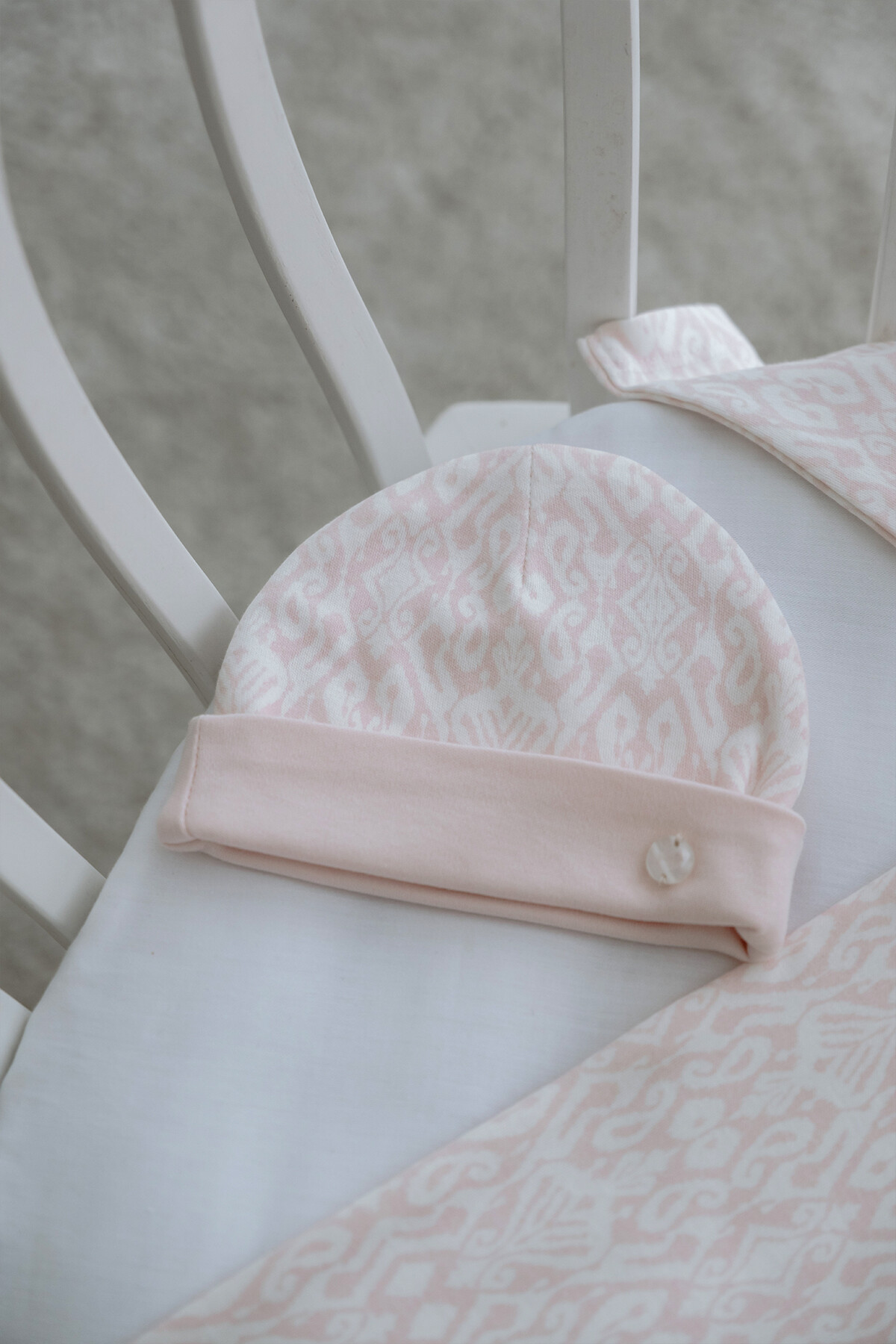 Picture of Yenidoğan Şapka - İkat / Pembe