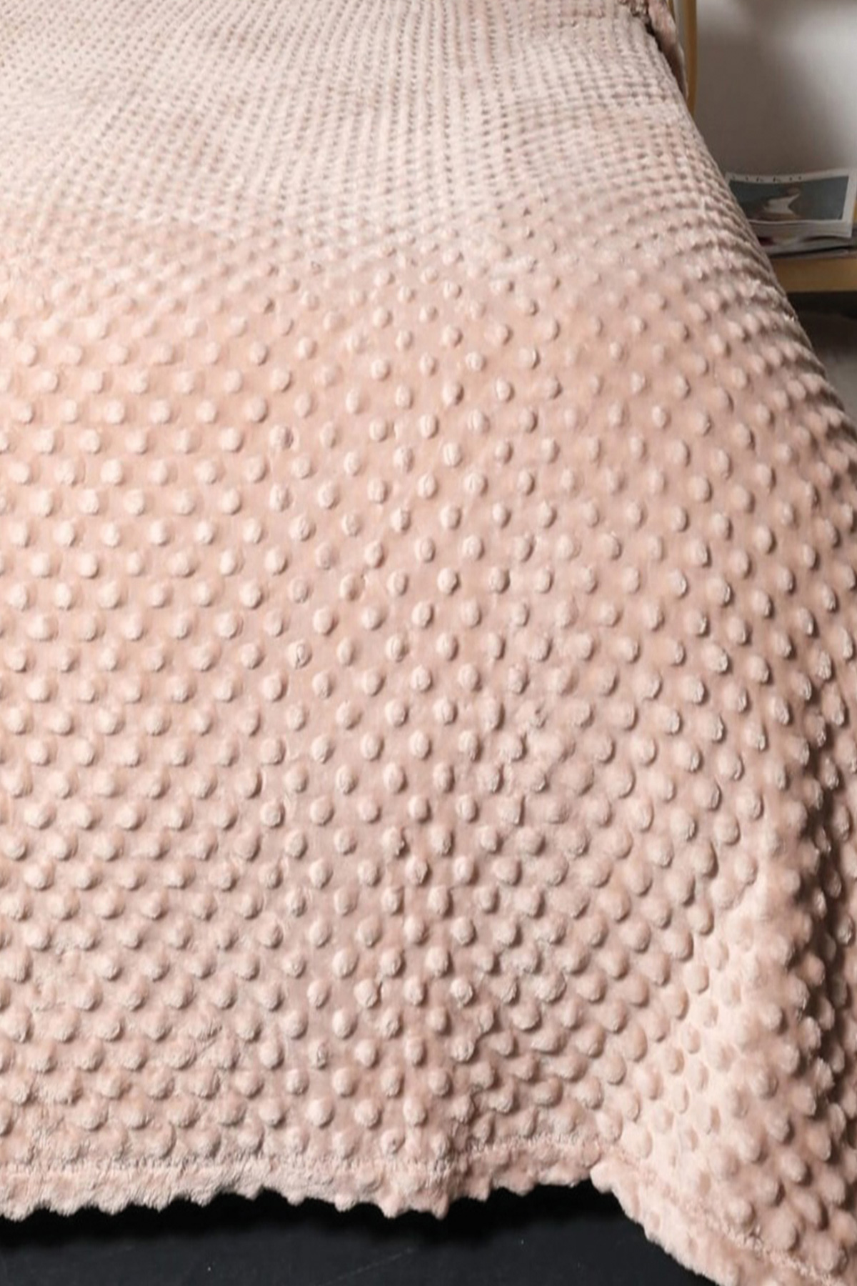 Picture of Pearl Tomurcuk Çift Kişilik Battaniye Vizon