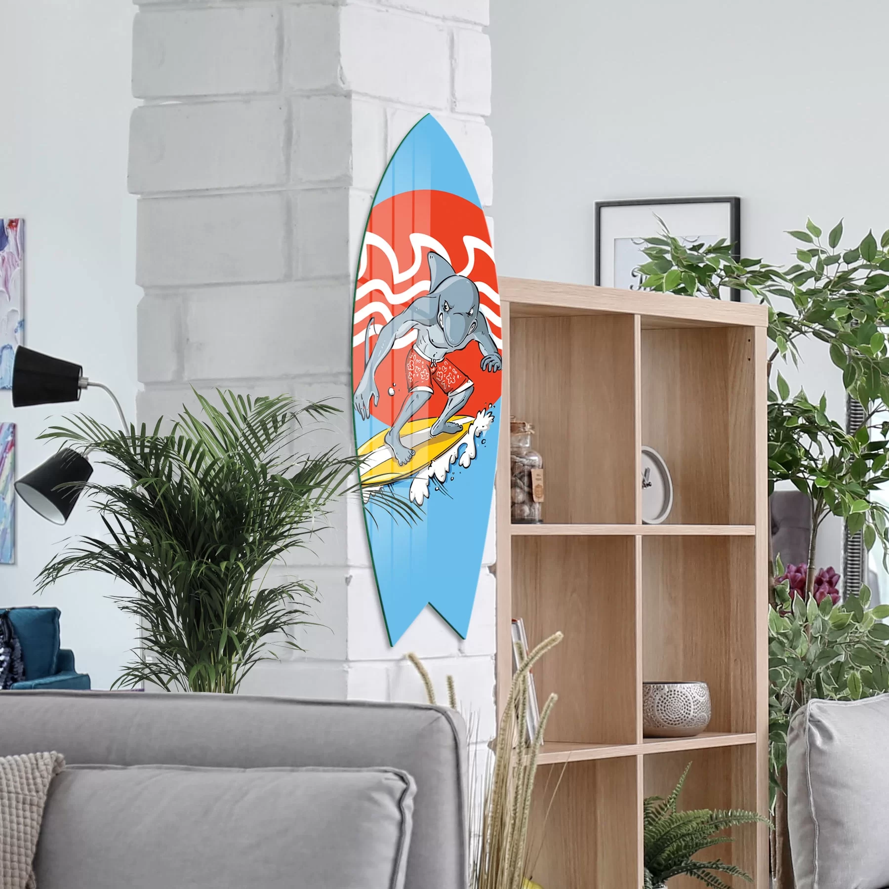 Picture of Decovetro ST 4034 Dekoratif Cam Sörf Tahtası 33x100 Cm