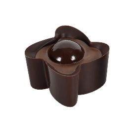 Picture of DARK PEARL - ORANGE GANACHE FILLED DARK CHOCOLATE 2Kg