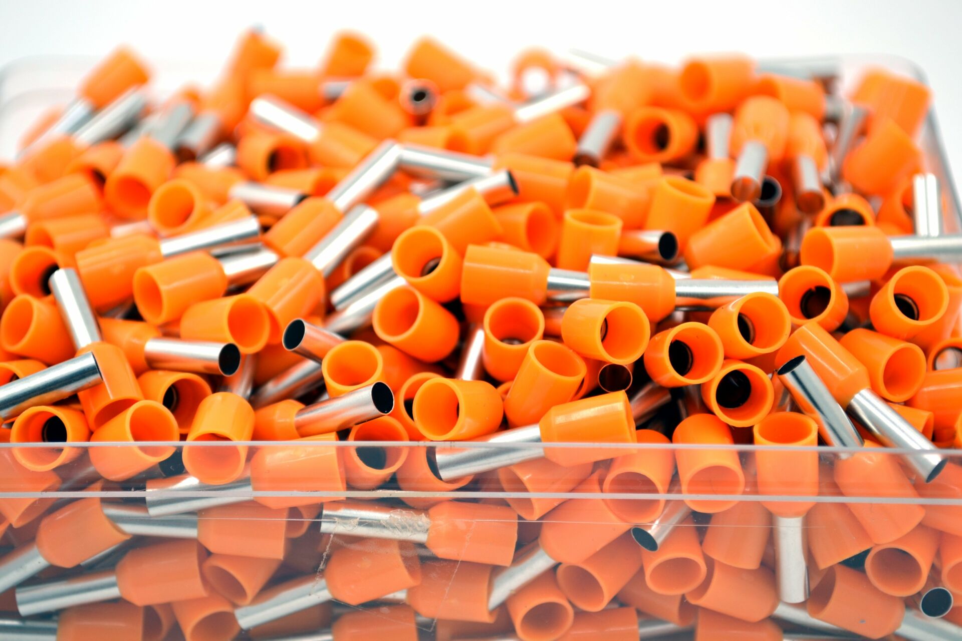 Picture of 500 Adet 4,00mm² Kablo Yüksüğü Bakır Turuncu Yüksük MT-KY4