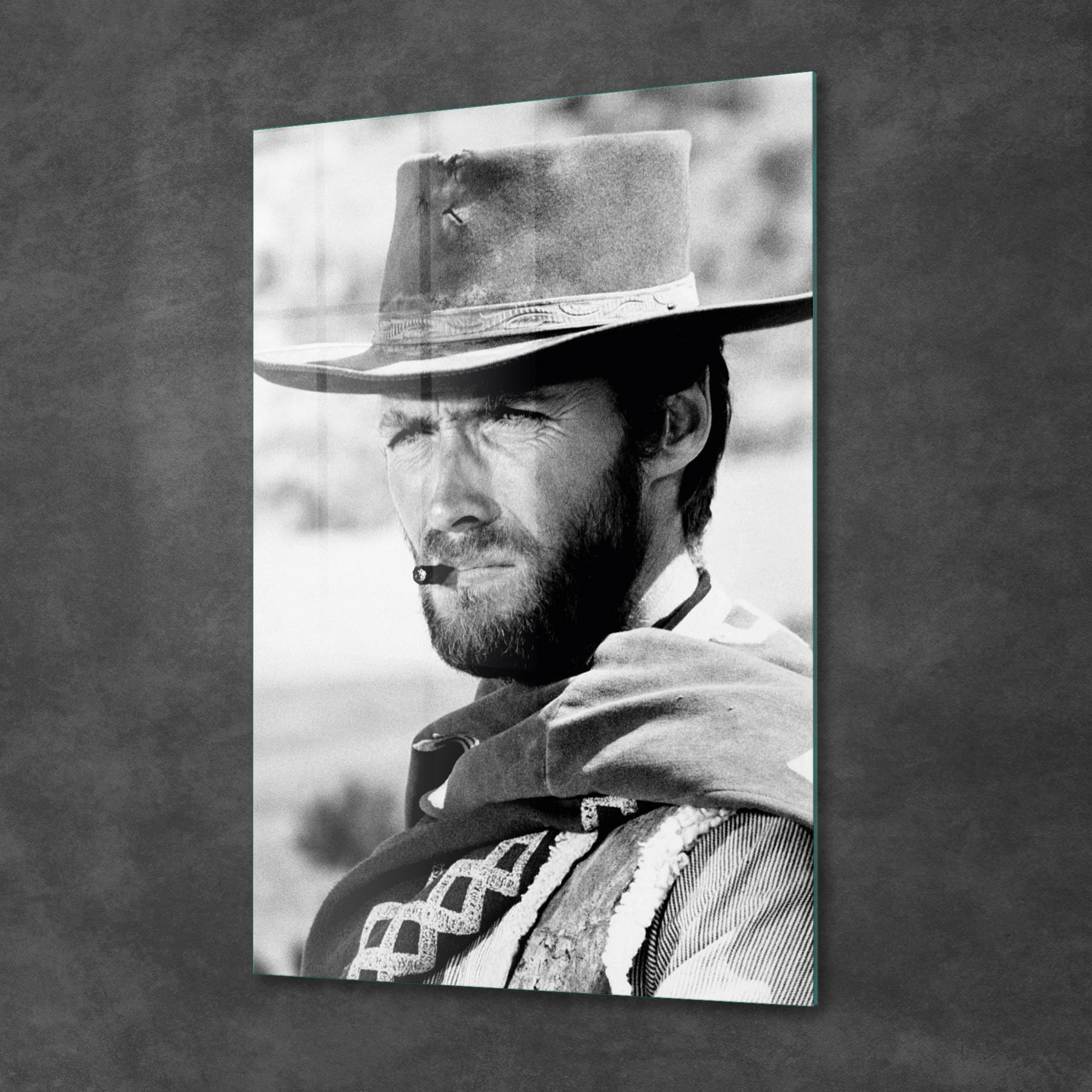 Picture of Decovetro Cam Tablo Clint Eastwood 30x40 cm