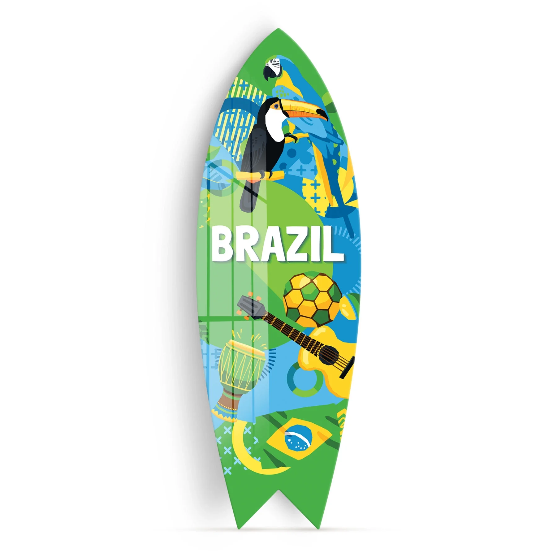 Picture of Decovetro ST 4071 Dekoratif Cam Sörf Tahtası 33x100 Cm