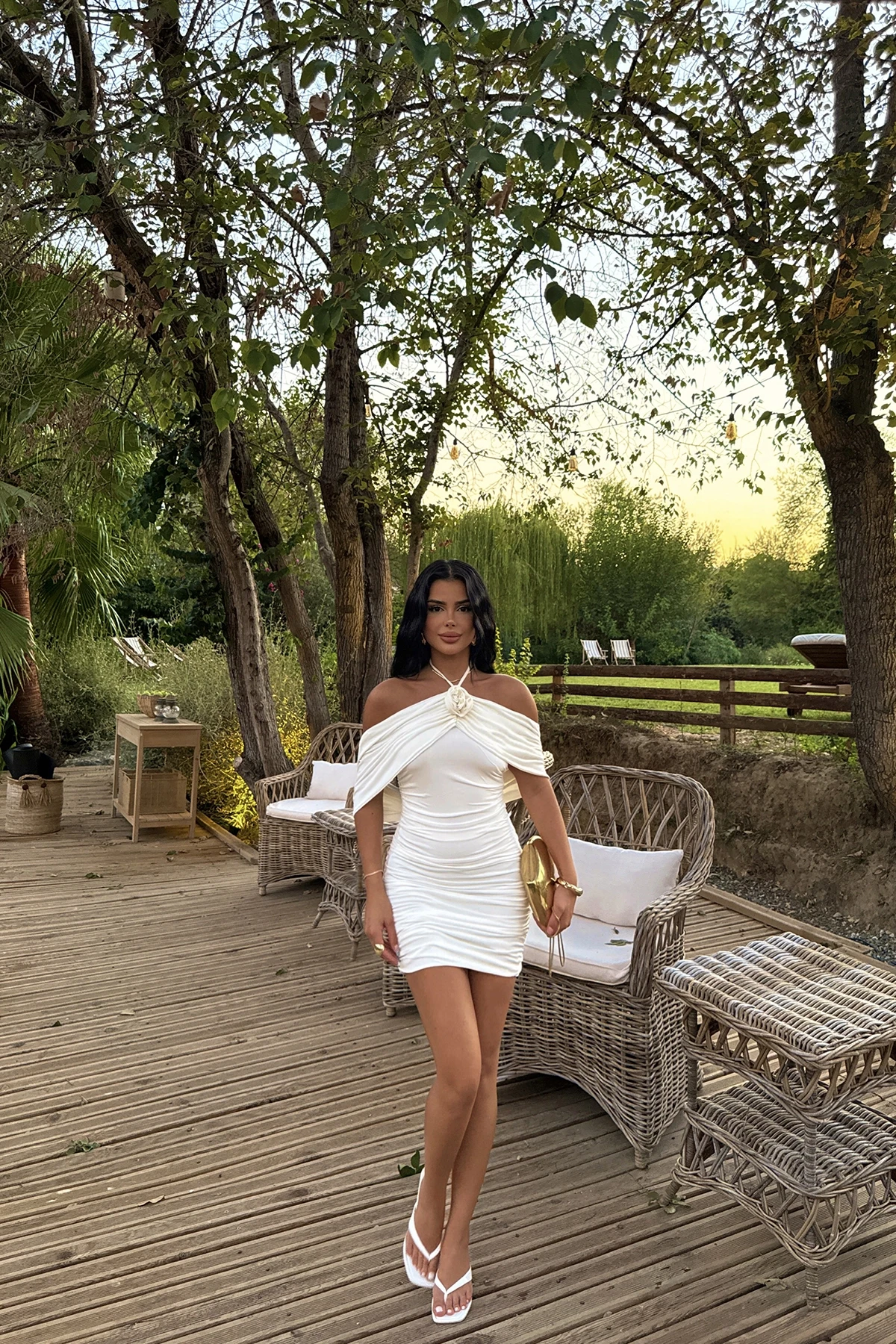 Picture of White Basic Dress