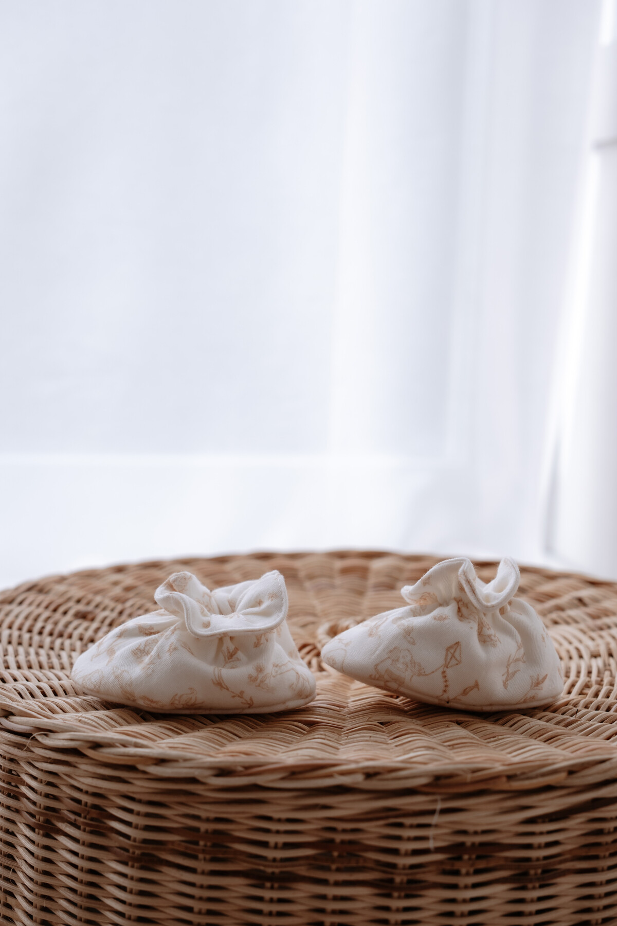 Picture of Bebek Patiği - Toile De Jouy / Bej