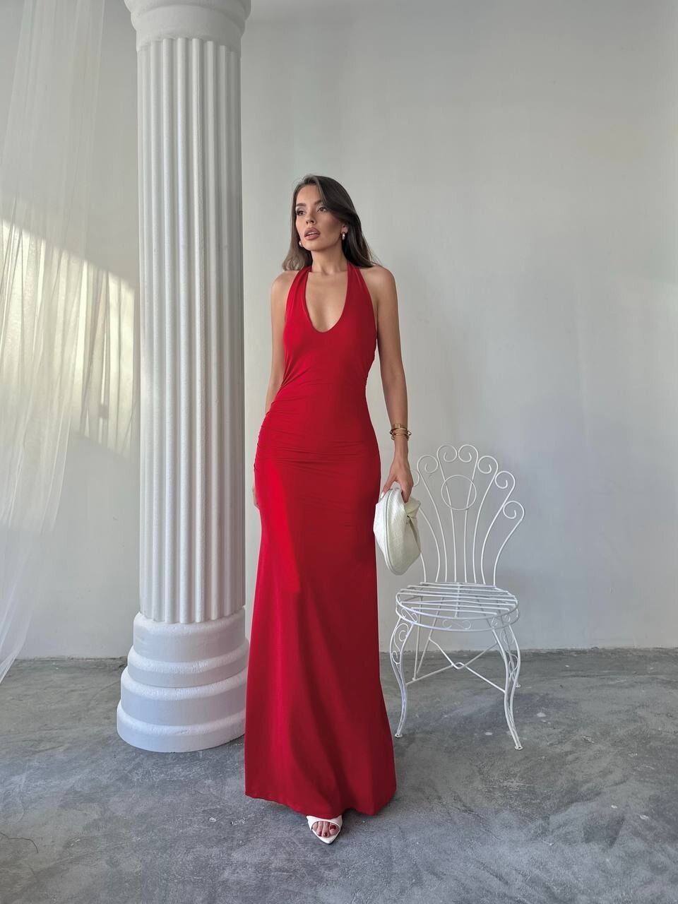 Picture of Maxi halter elbise