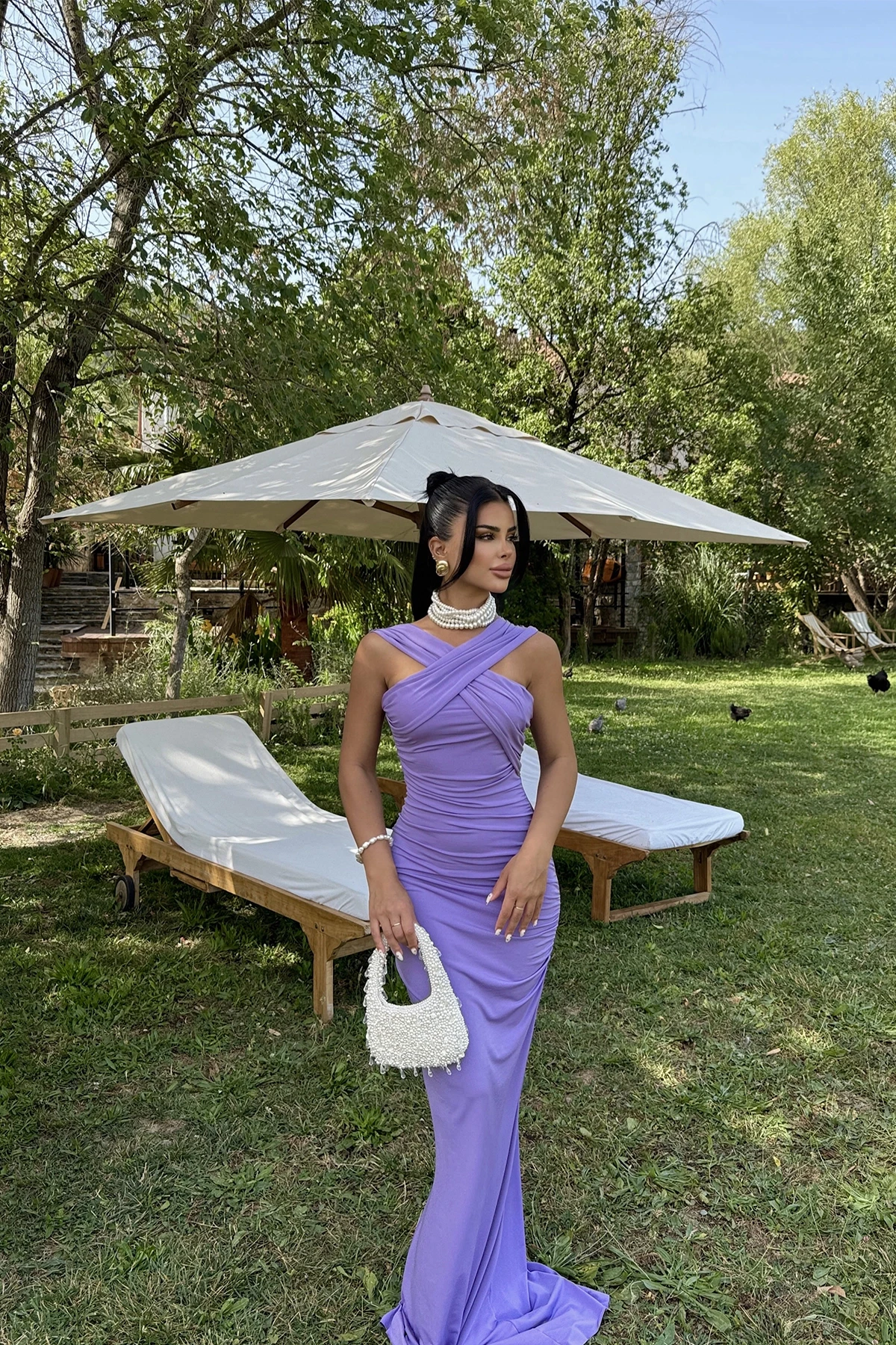 Picture of Purple Coraline Tie Dress