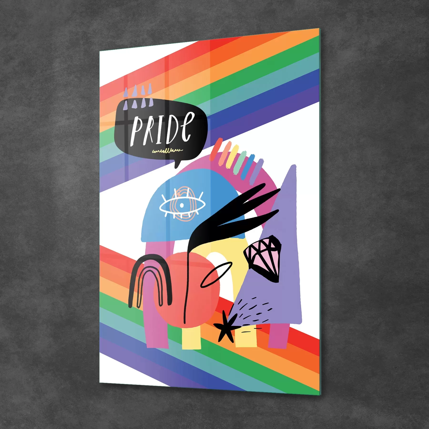 Picture of Decovetro Cam Tablo Pride Aesthetic 70x100 cm