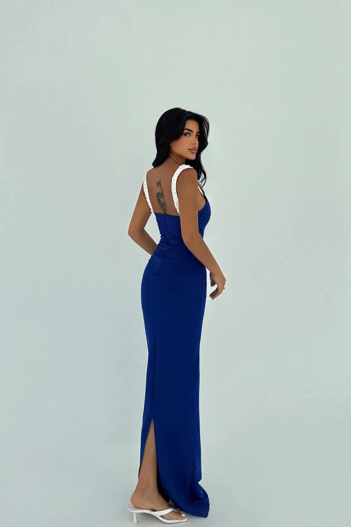 Picture of Navy Blue Cordelia Long Dress