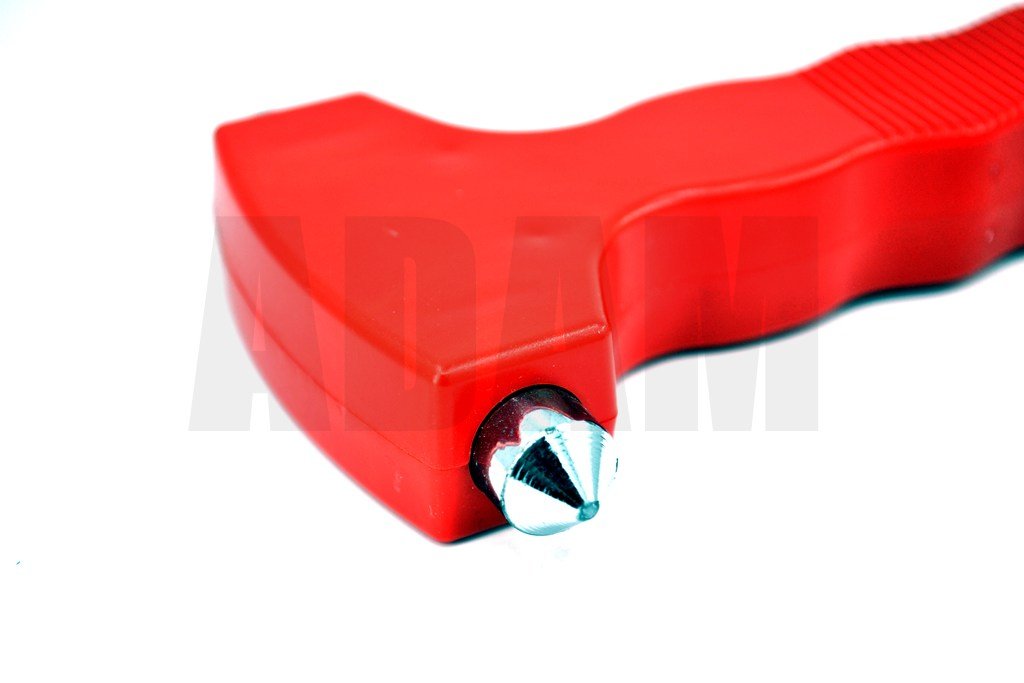 Picture of Kemer Kesicili Cam Kırıcı İmdat Çekici Kırmızı Montaj Standlı