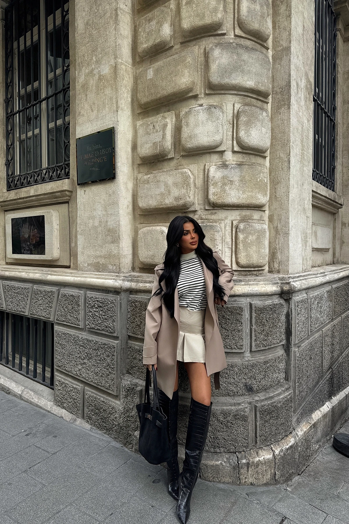 Picture of Beige Osanna Trench Coat