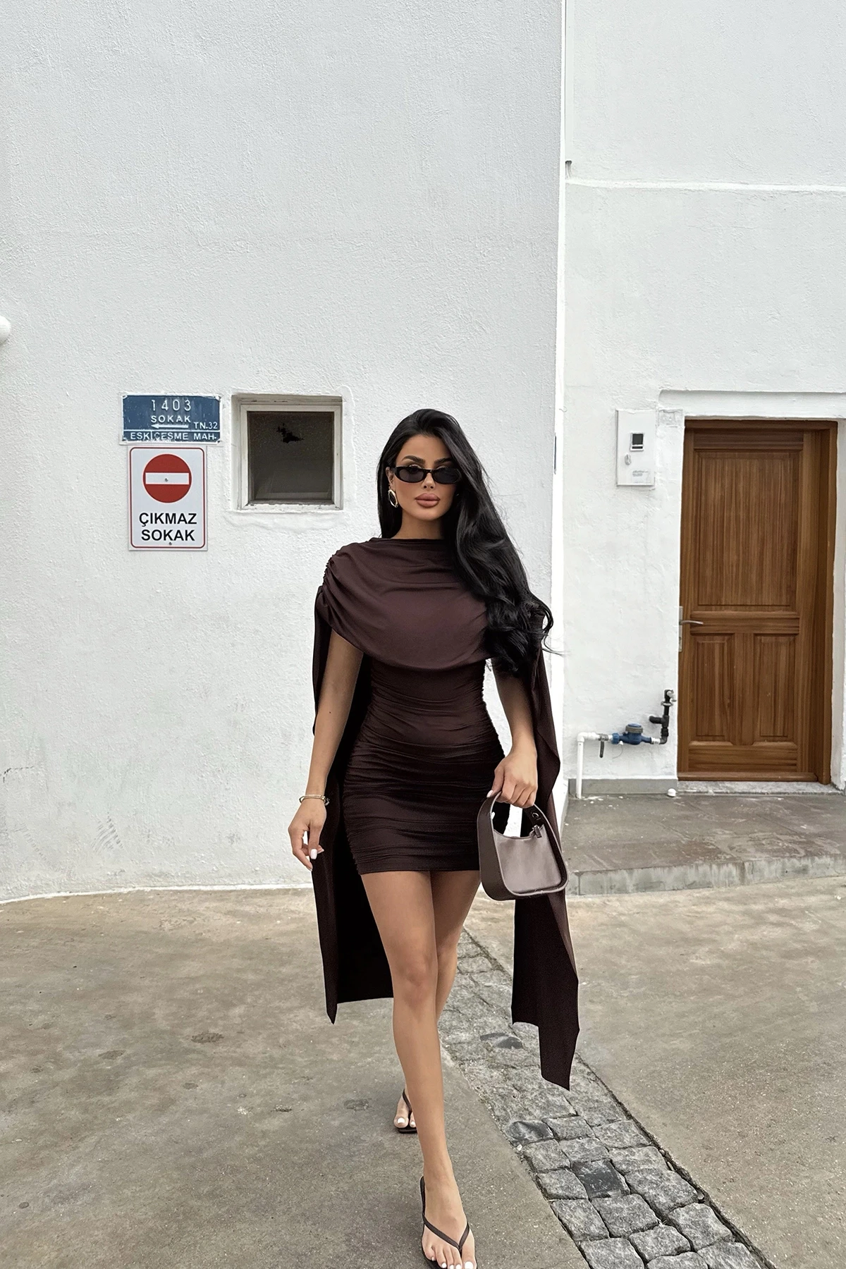 Picture of Brown Molly Mini Dress