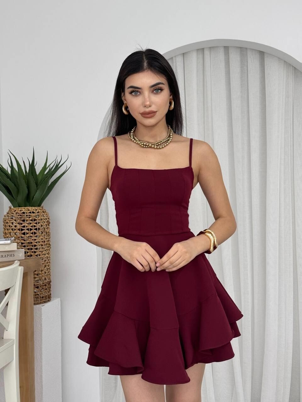 Picture of Common İp Askılı Elbise