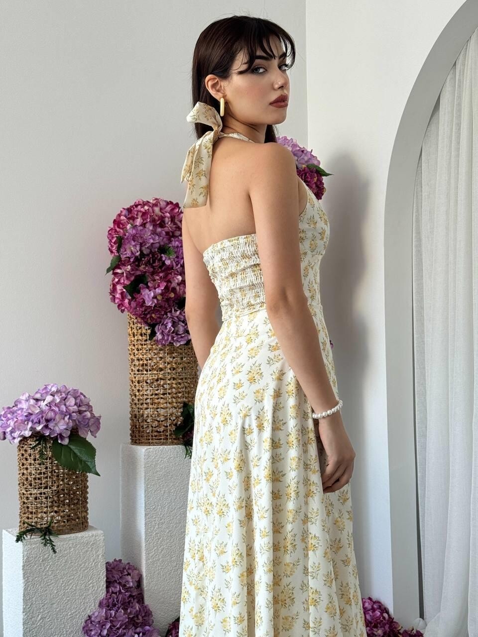 Picture of Spen Boyun Bağlamalı Elbise