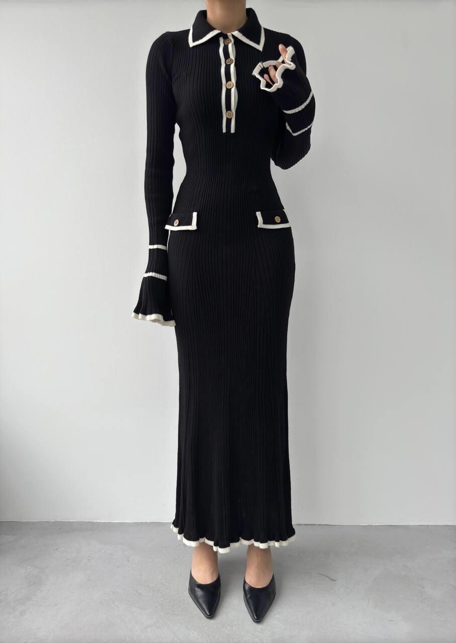 Picture of Wale Cep Detaylı Elbise