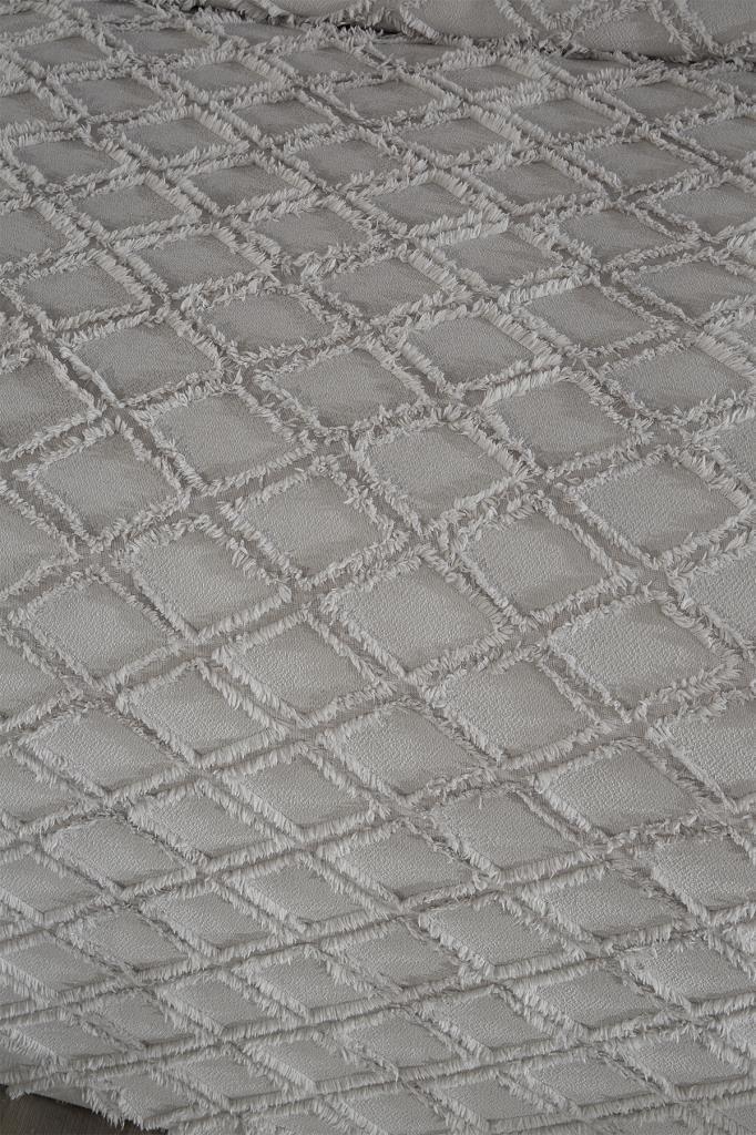 Picture of Çeyiz Diyarı Vesya 3 Parça Çift Kişilik Pike Takımı Gri