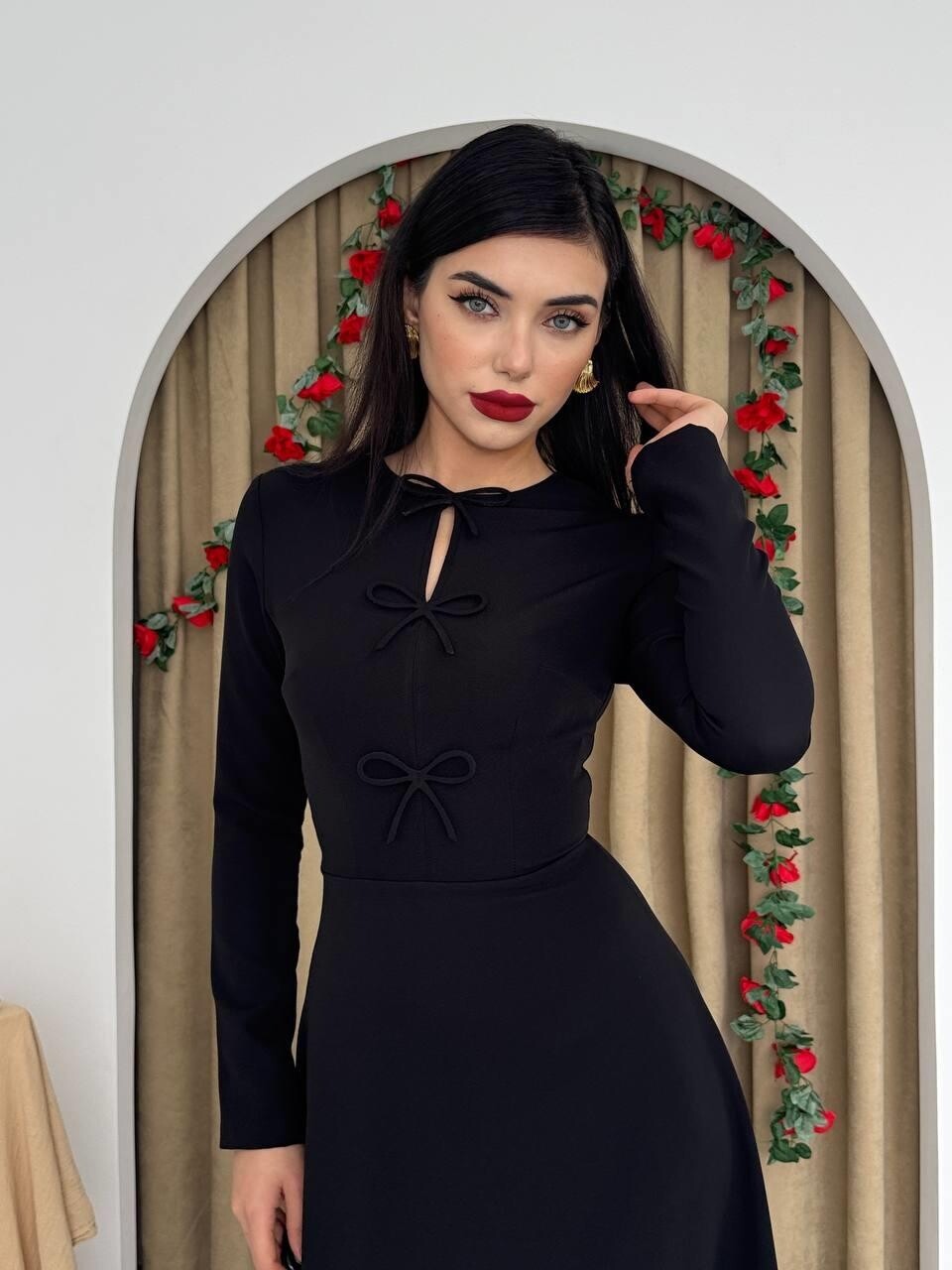 Picture of Ofse Fiyonk Detaylı Elbise