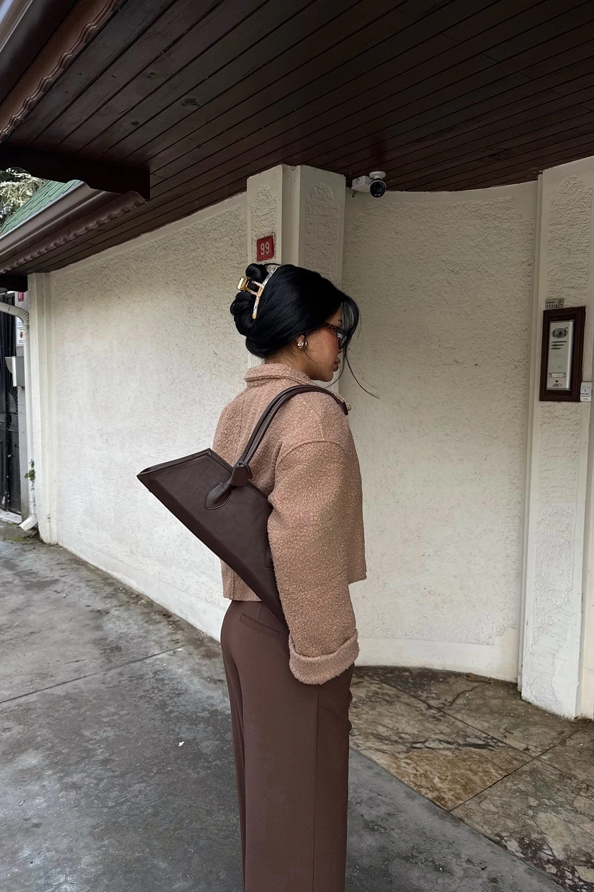 Picture of Shirt Waistline Short Coat