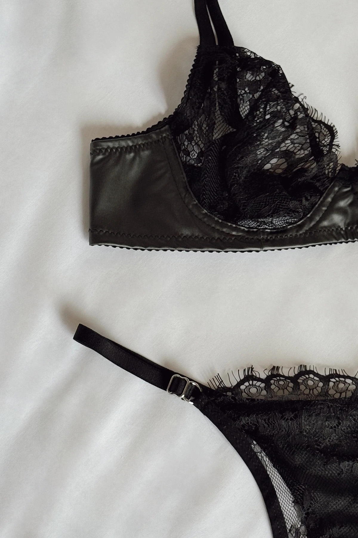 Picture of Khaki Leather Underwear