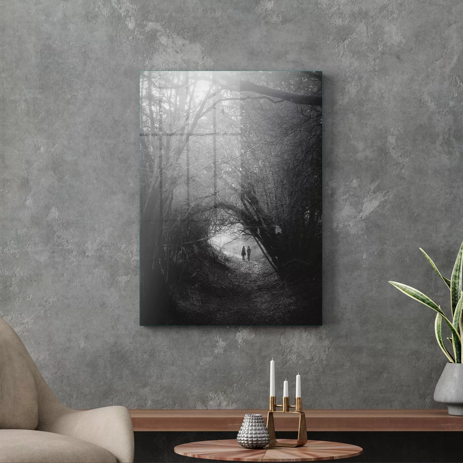 Picture of Decovetro Cam Tablo Evil Eye Wood 30x40 cm