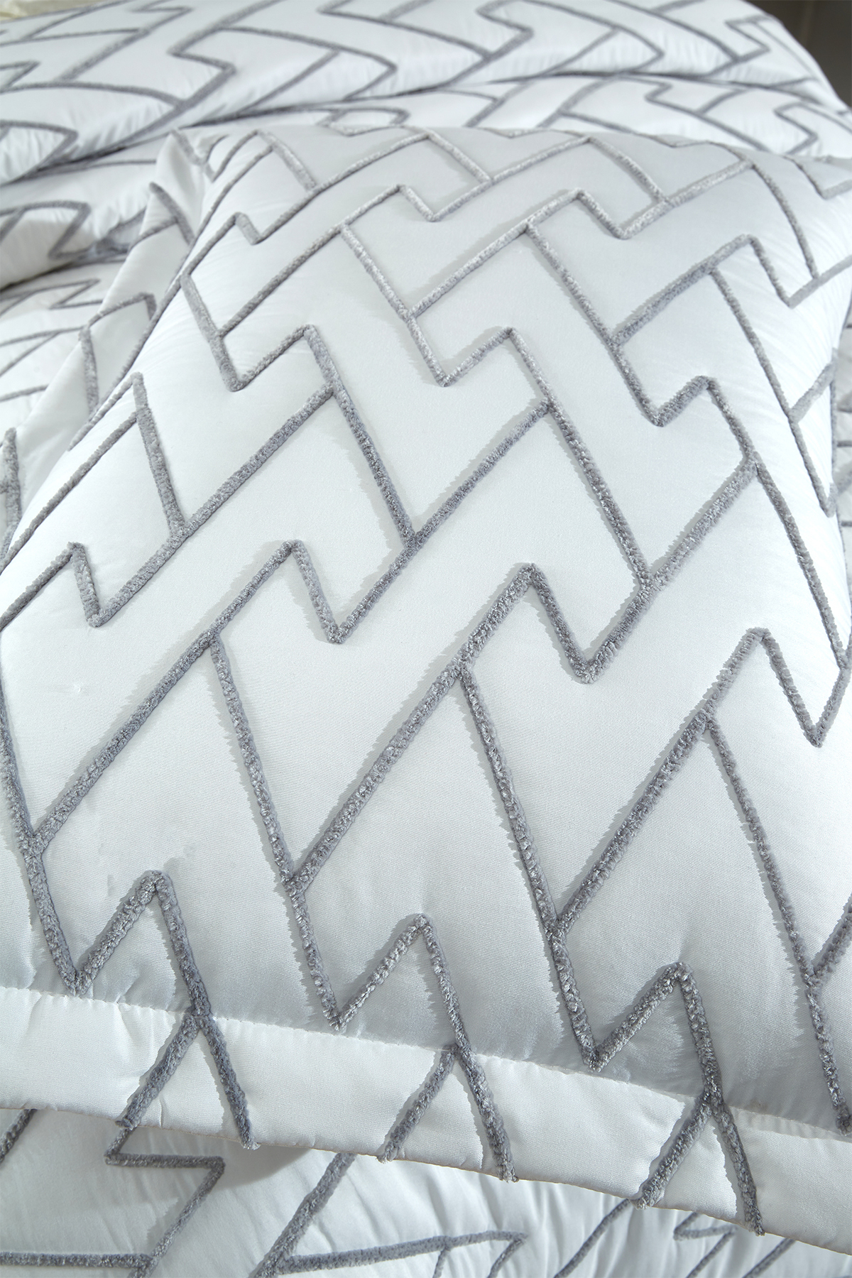 Picture of Maria Kapitoneli Tek Kişilik Yatak Örtüsü 180x240 Krem - Gri